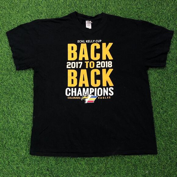 Colorado Eagles ECHL Kelly Cup Champions Graphic Tee - Picture 1 of 4